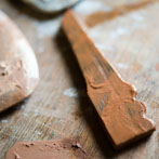 Patia Davis making a screw-top jar at Wobage Farm 2016